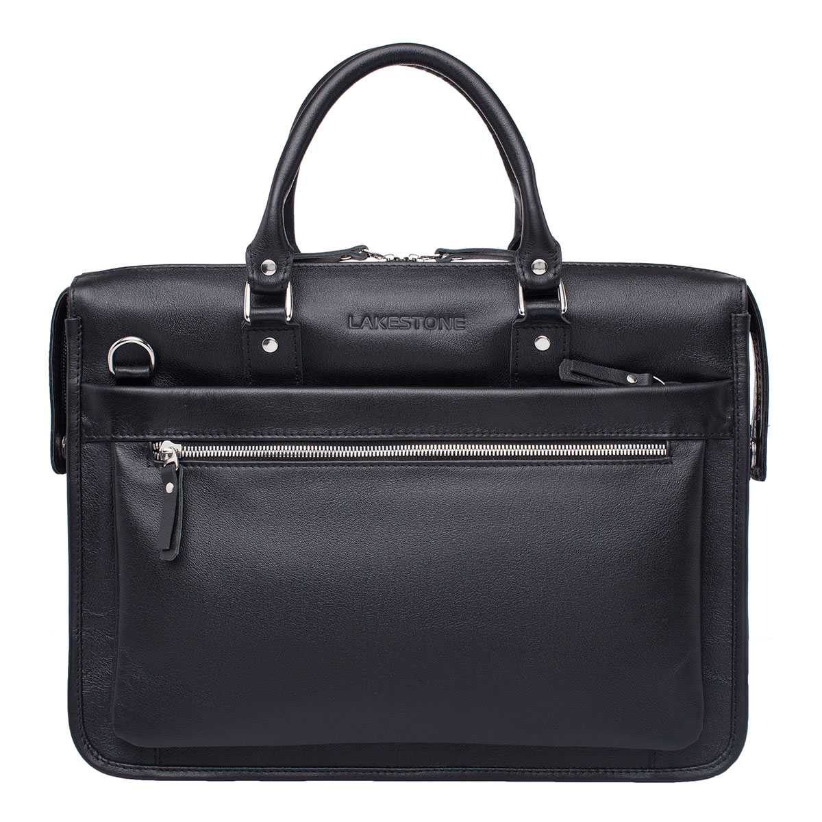 Кожаная деловая сумка для ноутбука Halston Black купить в Москве, цена ...